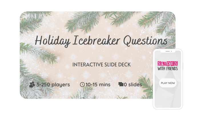 100 Fun Holiday Icebreaker Questions for Work | Roundup